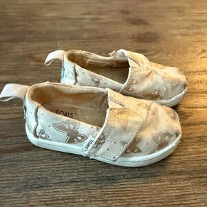 Tom’s - toddler 5 - rose gold/butterfly